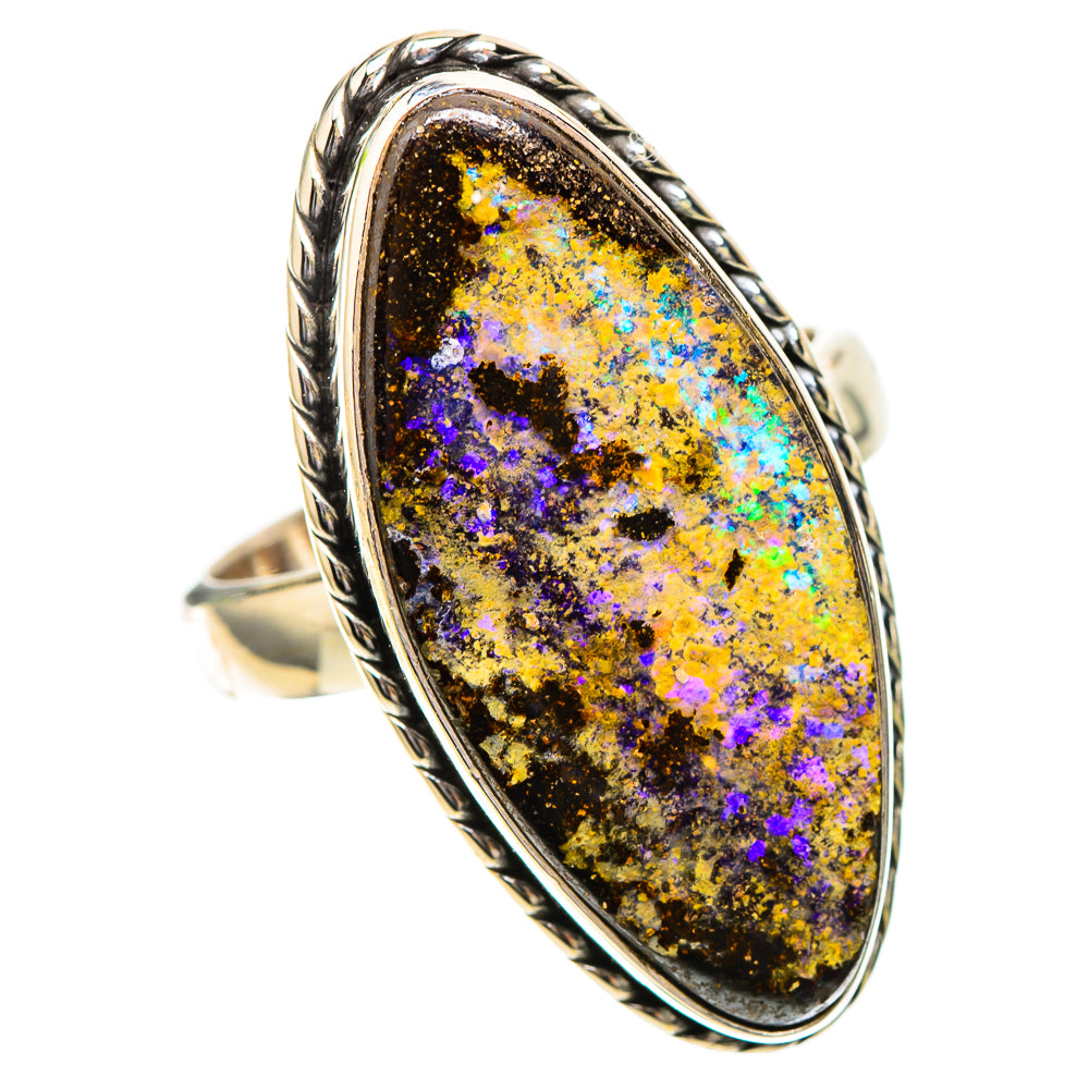 Boulder Opal Ring Size 7.25 (925 Sterling Silver) RING137931