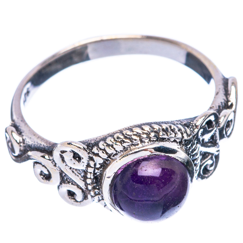 Amethyst Dainty Ring Size 6.75 (925 Sterling Silver) R5867
