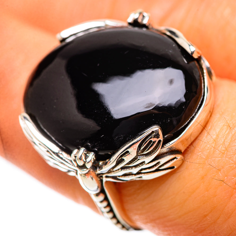 Black Onyx Ring Size 7 (925 Sterling Silver) RING139217