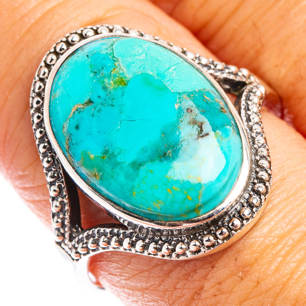 Mohave Turquoise Ring Size 9.5 (.925 Sterling Silver)