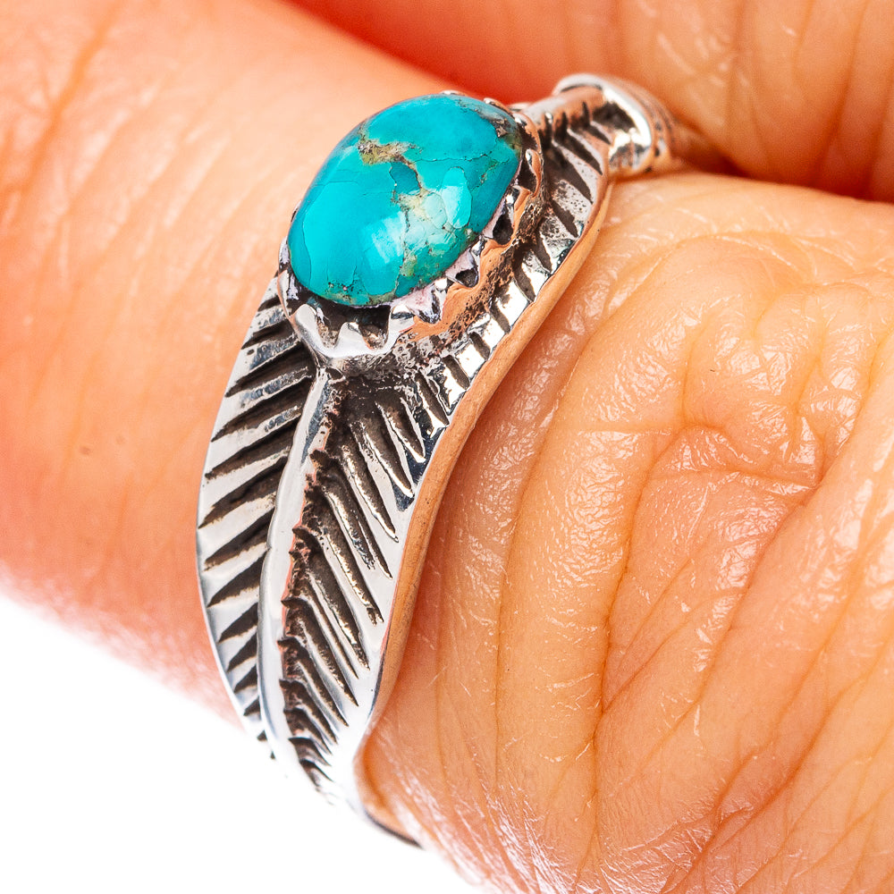 Rare Arizona Turquoise Ring Size 5.75 (925 Sterling Silver) R3139