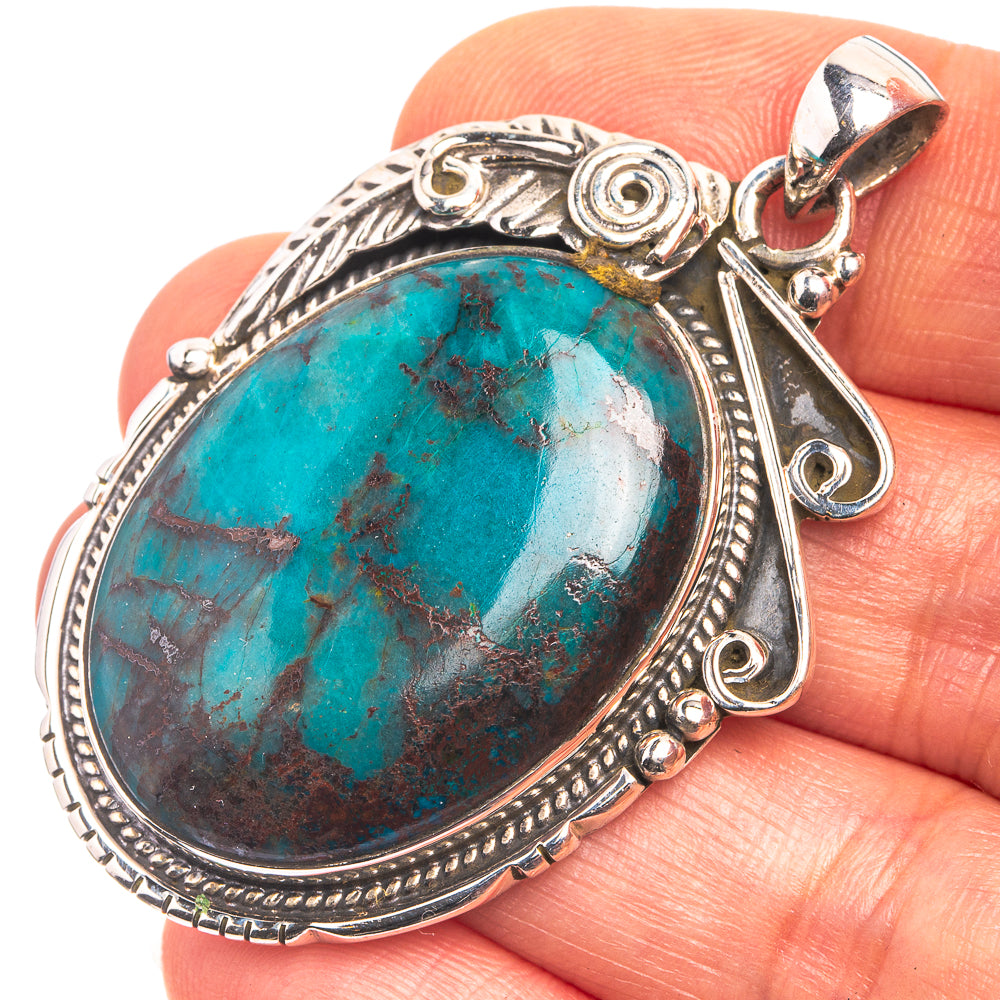 Shattuckite Pendant 2" (925 Sterling Silver) P38947