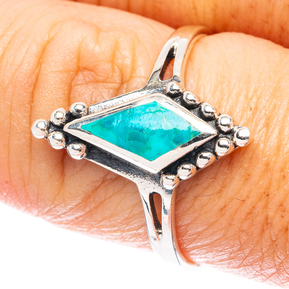 Rare Arizona Turquoise Ring Size 8.75 (925 Sterling Silver) R4859