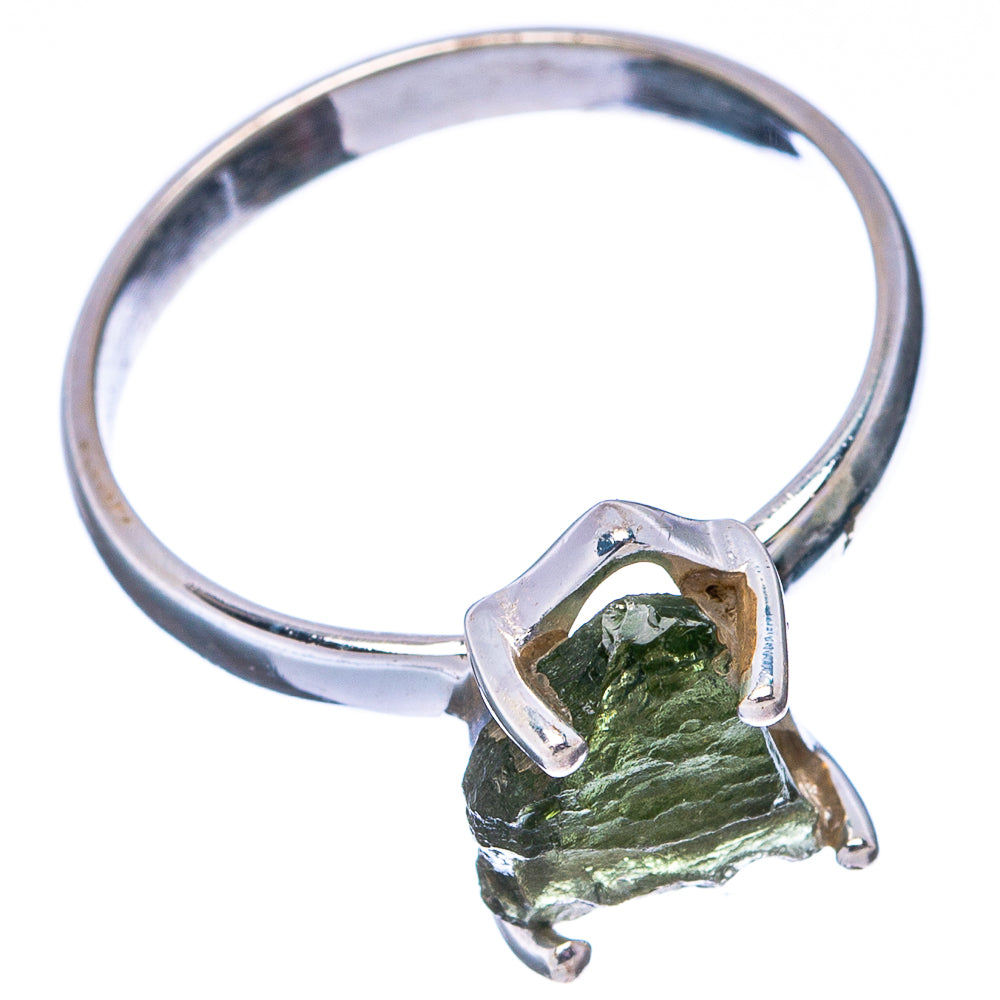Moldavite Ring Size 8.75 (.925 Sterling Silver)