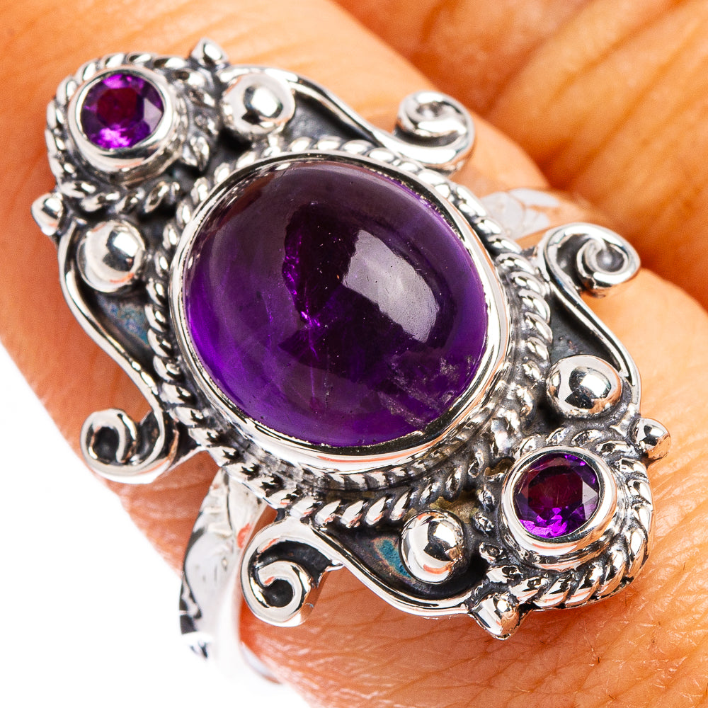 Premium Amethyst Ring Size 8.75 (.925 Sterling Silver)