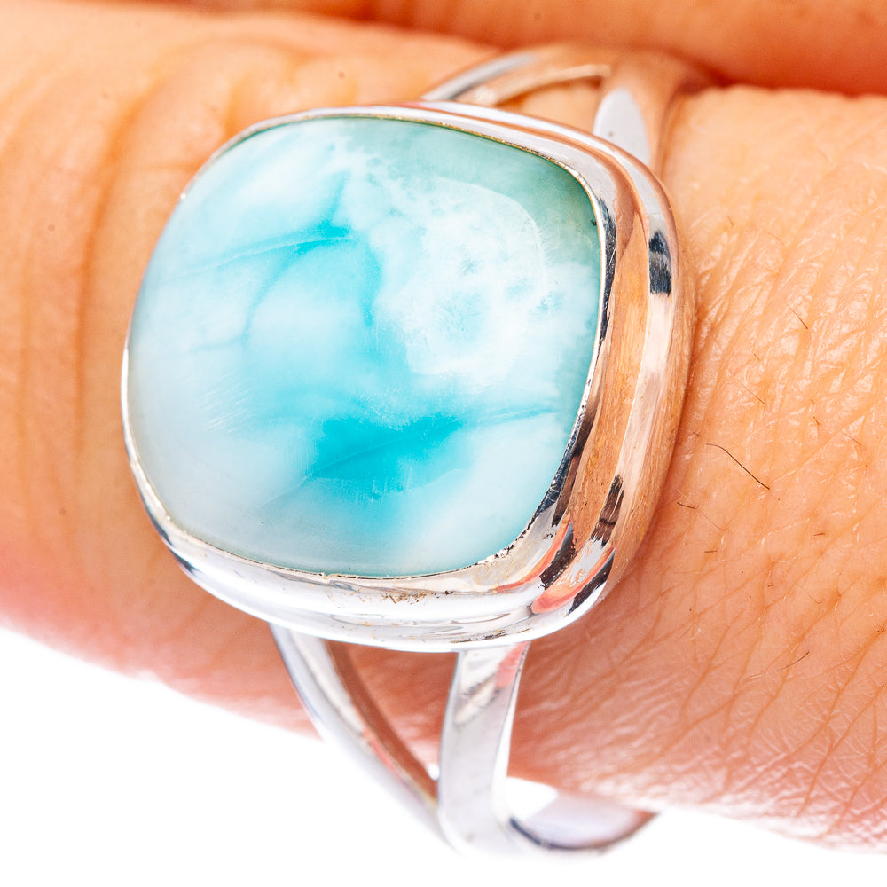 Larimar Ring Size 9.75 (925 Sterling Silver) R1710