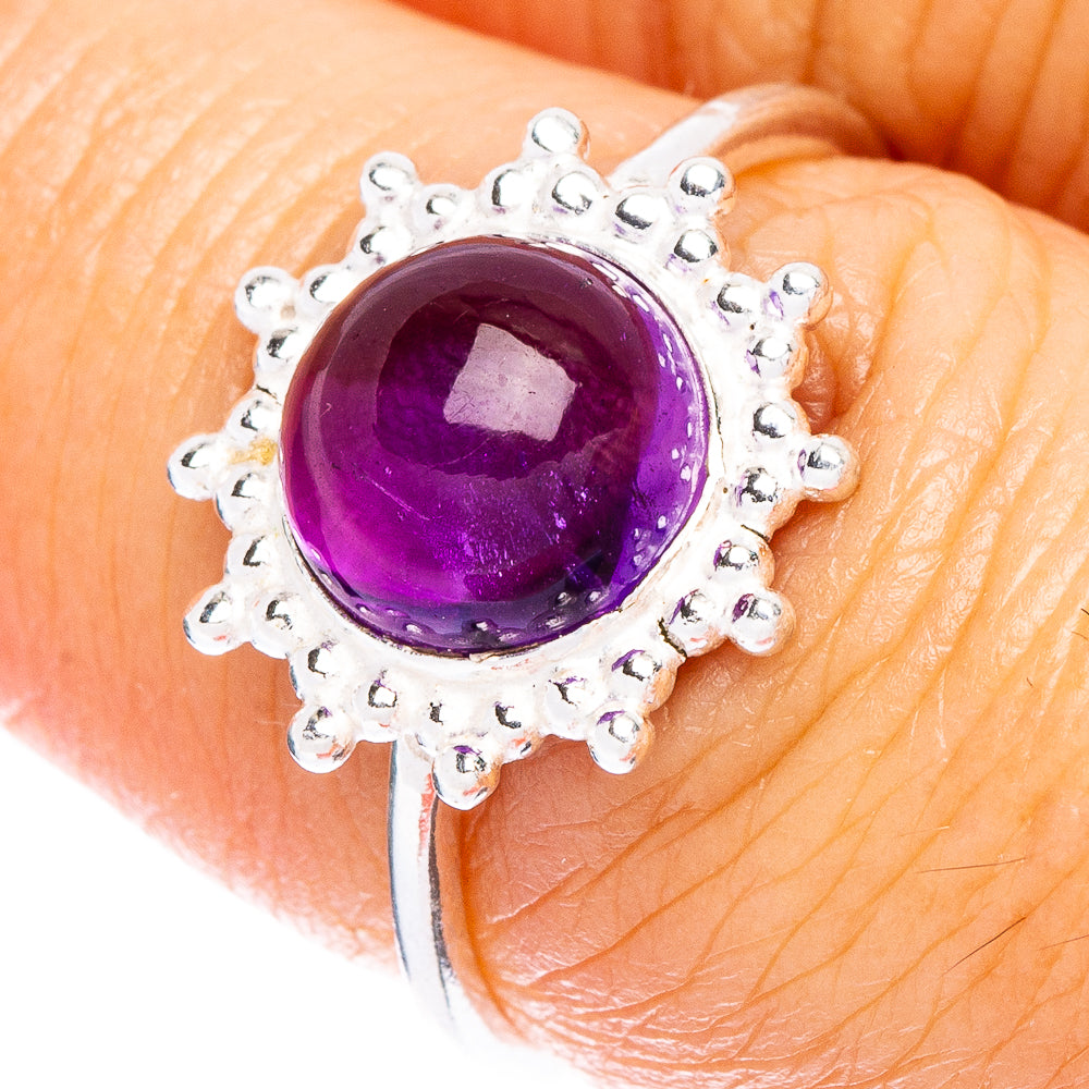 Amethyst Dainty Ring Size 7.25 (925 Sterling Silver) R146924