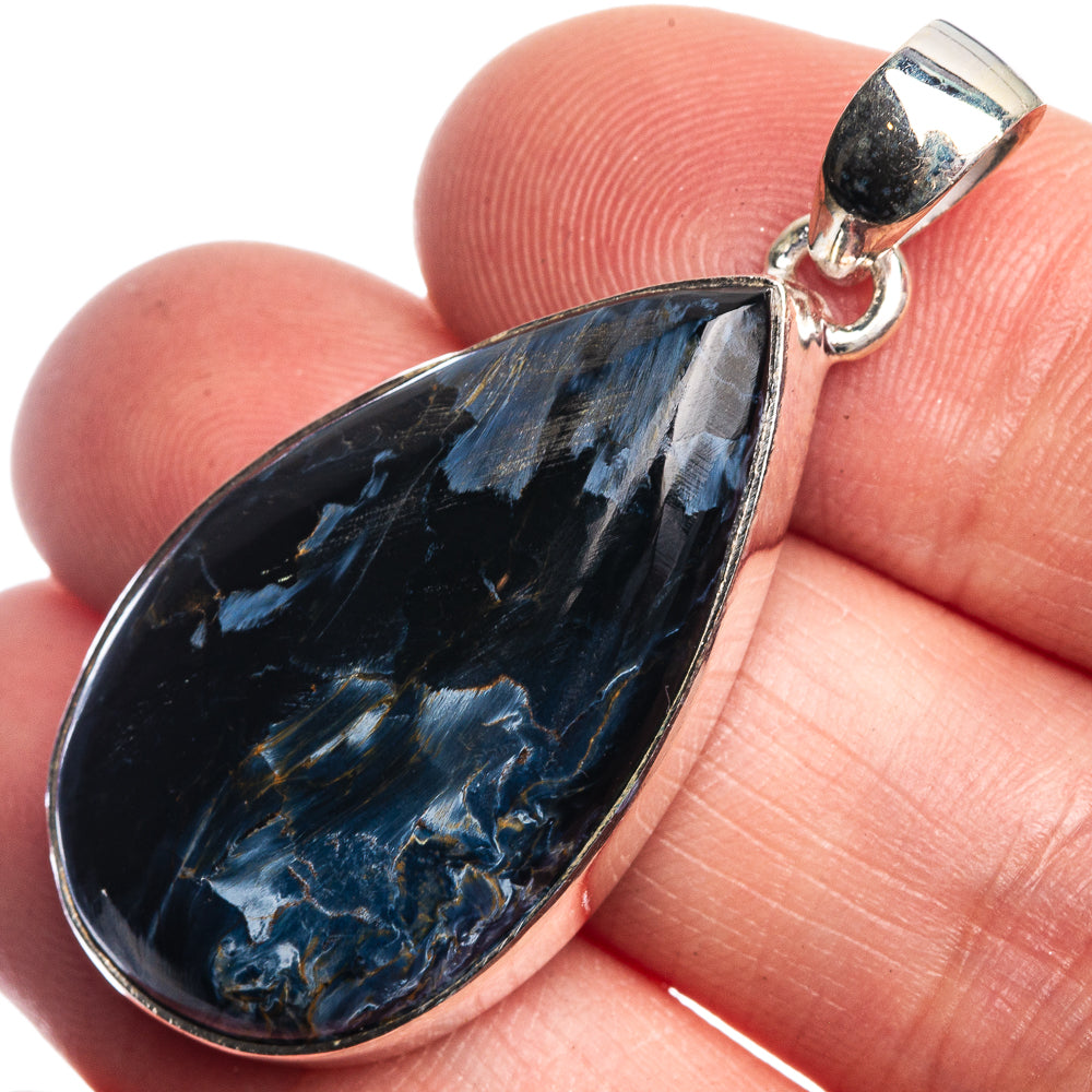 Pietersite Pendant 1 5/8" (925 Sterling Silver) P39165