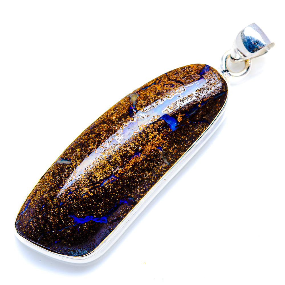 Boulder Opal Pendant 2 1/4" (925 Sterling Silver) PD38207