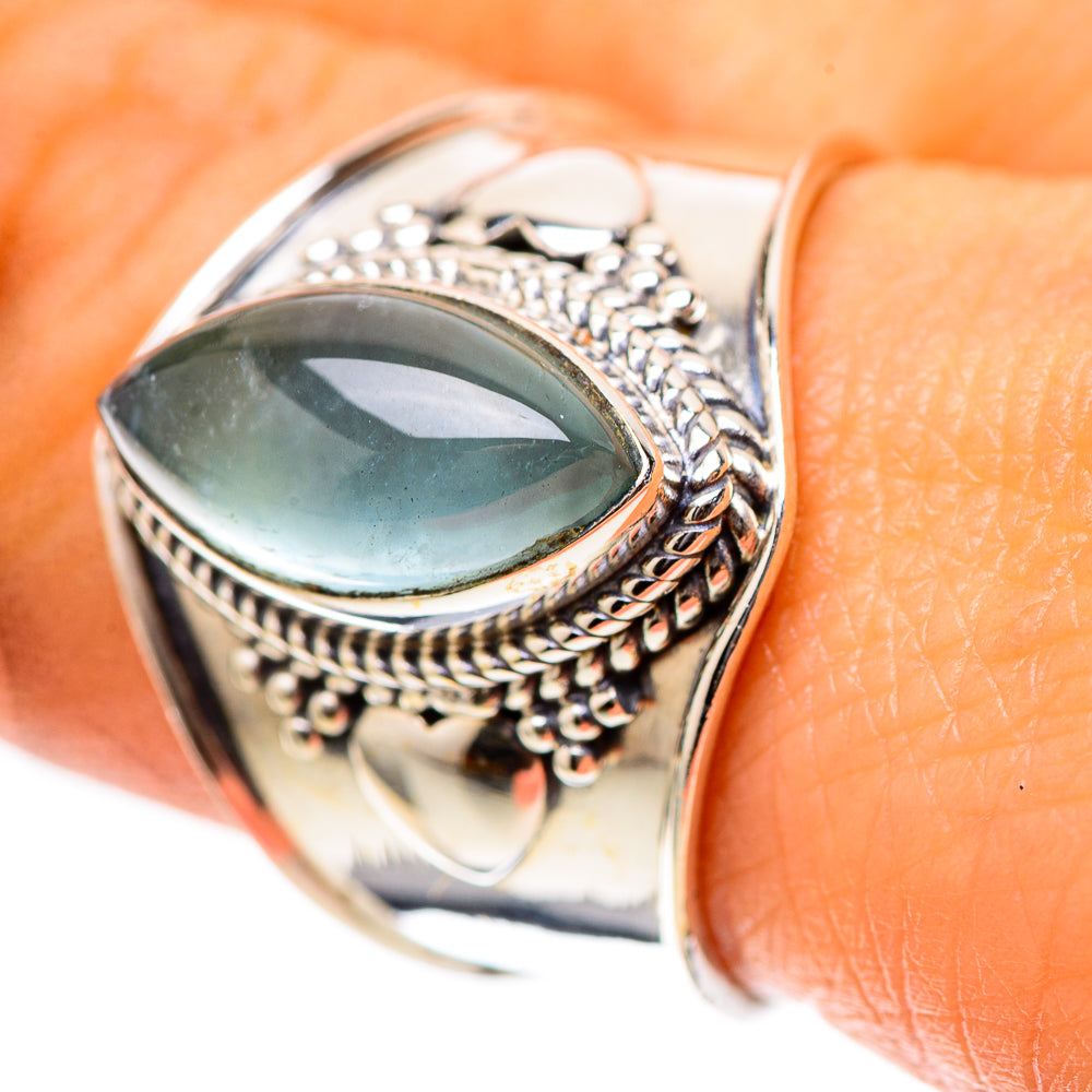 Natural Aquamarine 925 Sterling Silver Ring Size 9 (925 Sterling Silver) RING139388