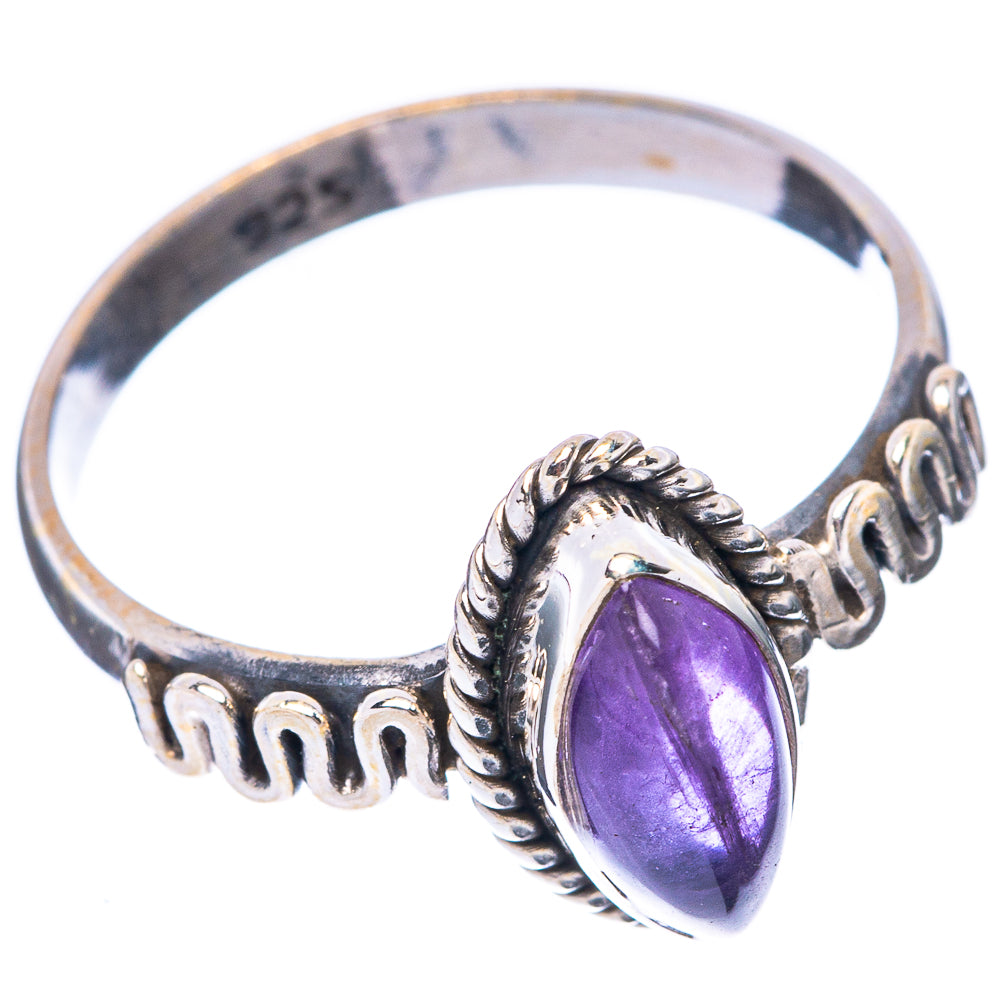 Amethyst Ring Size 7.75 (925 Sterling Silver) R5666