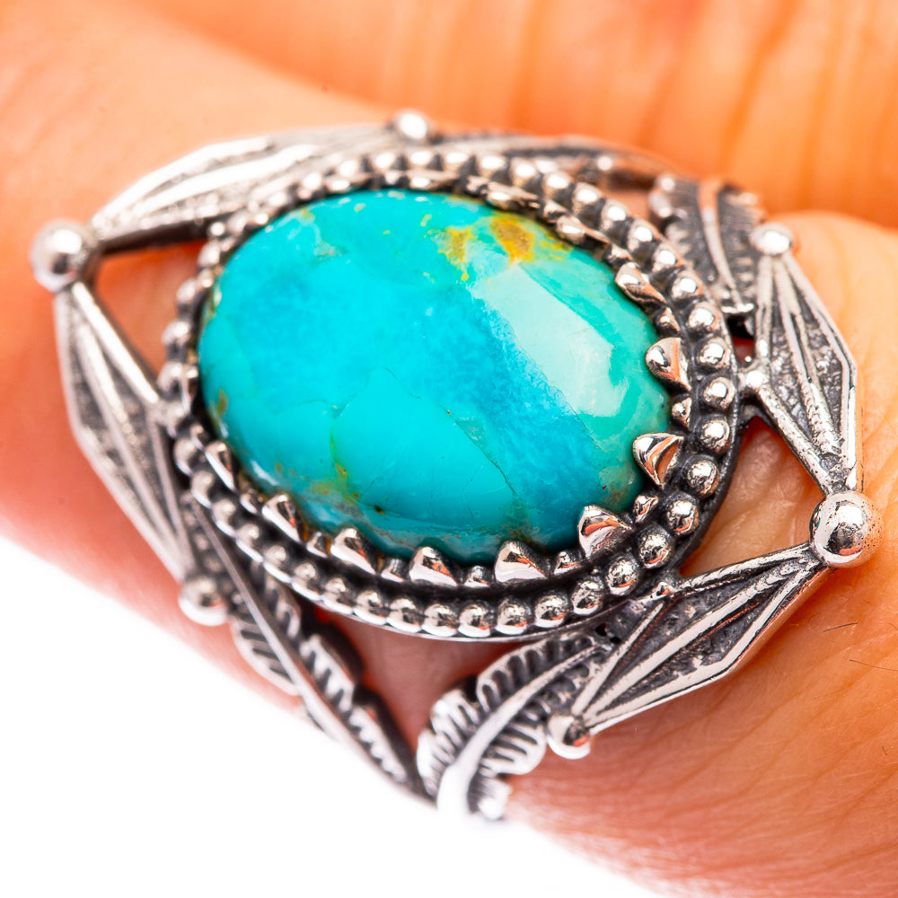 Chrysoprase Ring Size 7.5 (925 Sterling Silver) R140676