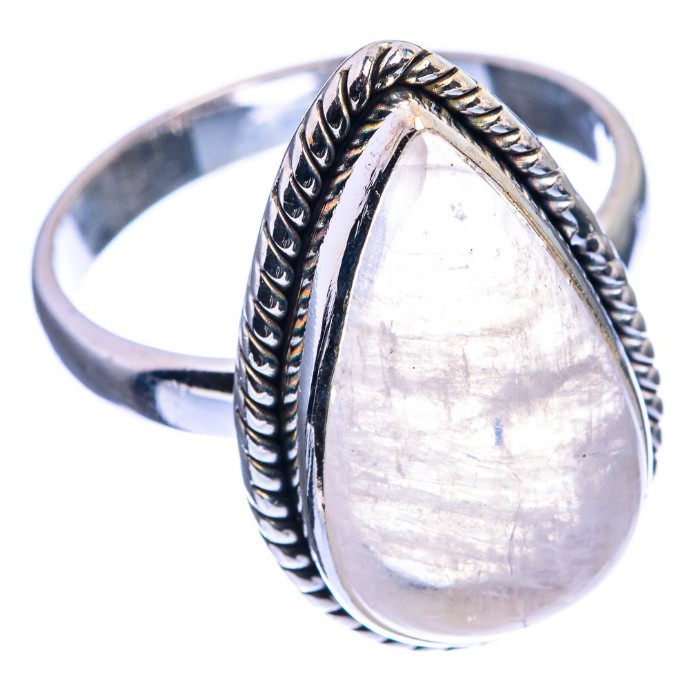 Rainbow Moonstone Ring Size 10.75 (925 Sterling Silver) R142389