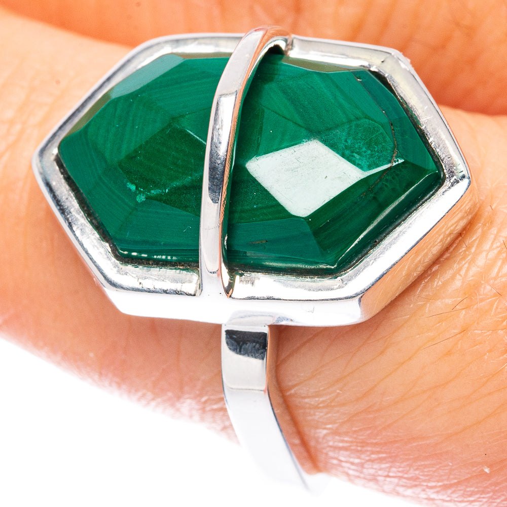 Premium Malachite Ring Size 7.25 (925 Sterling Silver) R2644