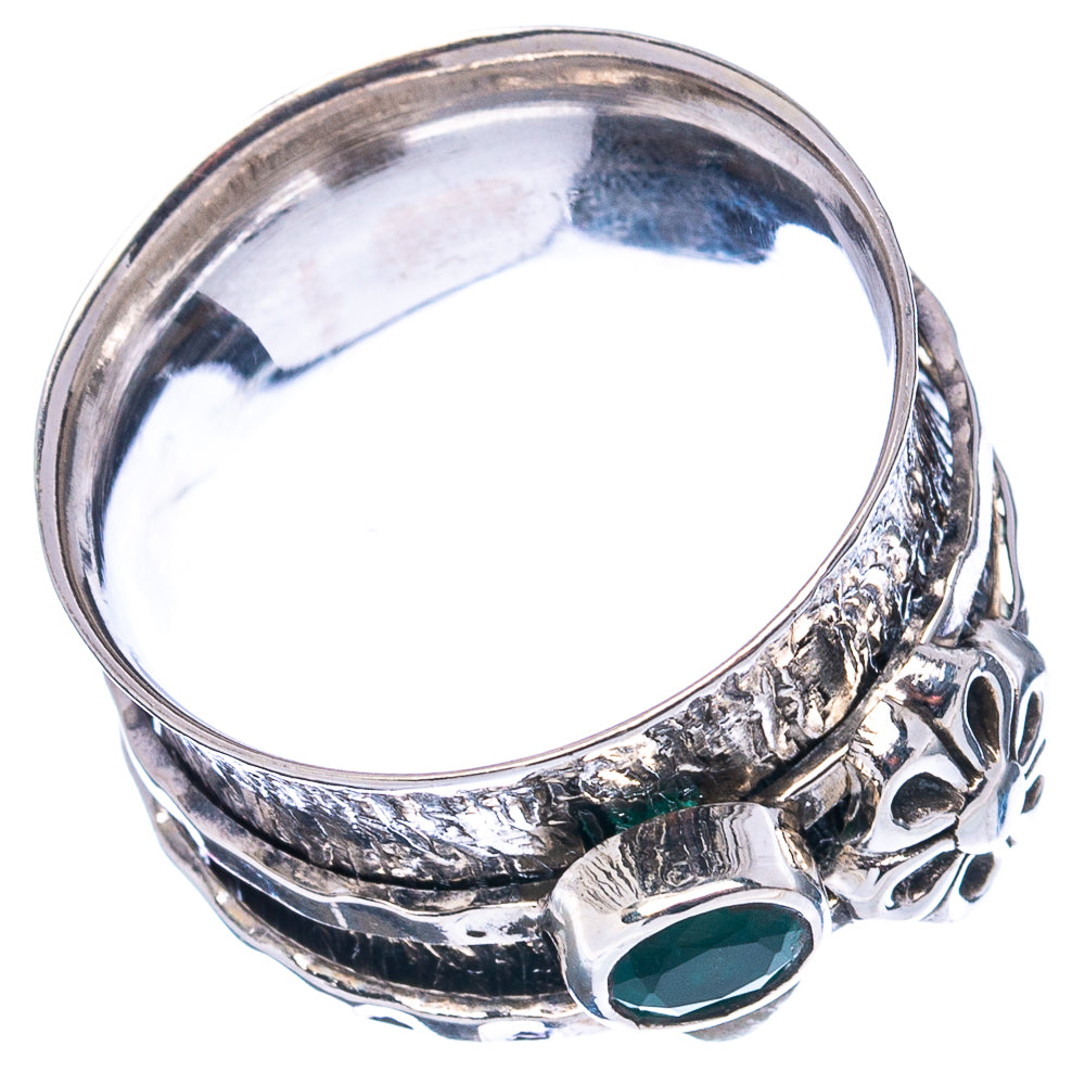 Premium Zambian Emerald Ring Size 10.25 (.925 Sterling Silver)