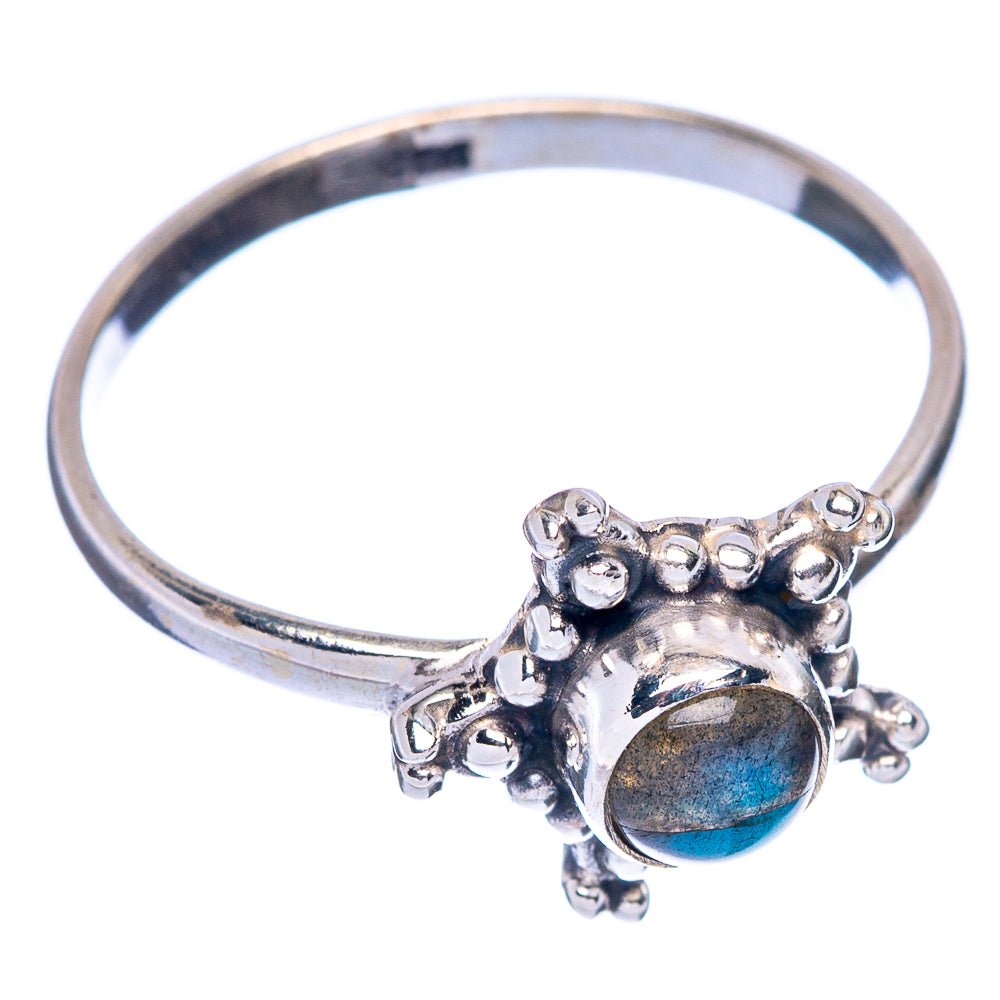 Labradorite Dainty Ring Size 7.75 (925 Sterling Silver) R145735