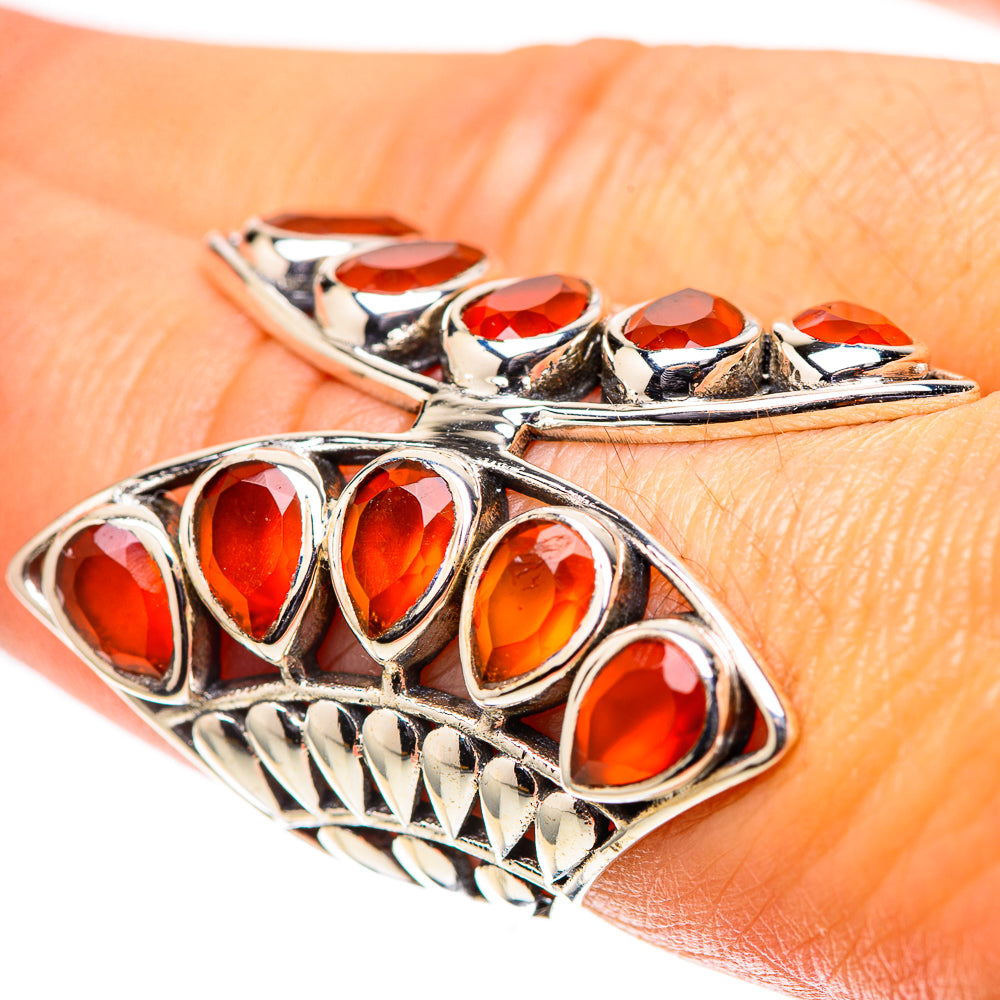 Large Carnelian Ring Size 8 (925 Sterling Silver) RING138672