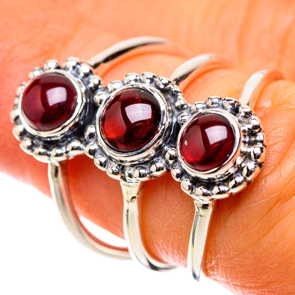Premium Garnet Ring Size 6 (925 Sterling Silver) RING138247