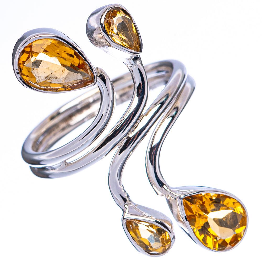 Premium Citrine 925 Sterling Silver Ring Size 6.75 Ana Co R3459