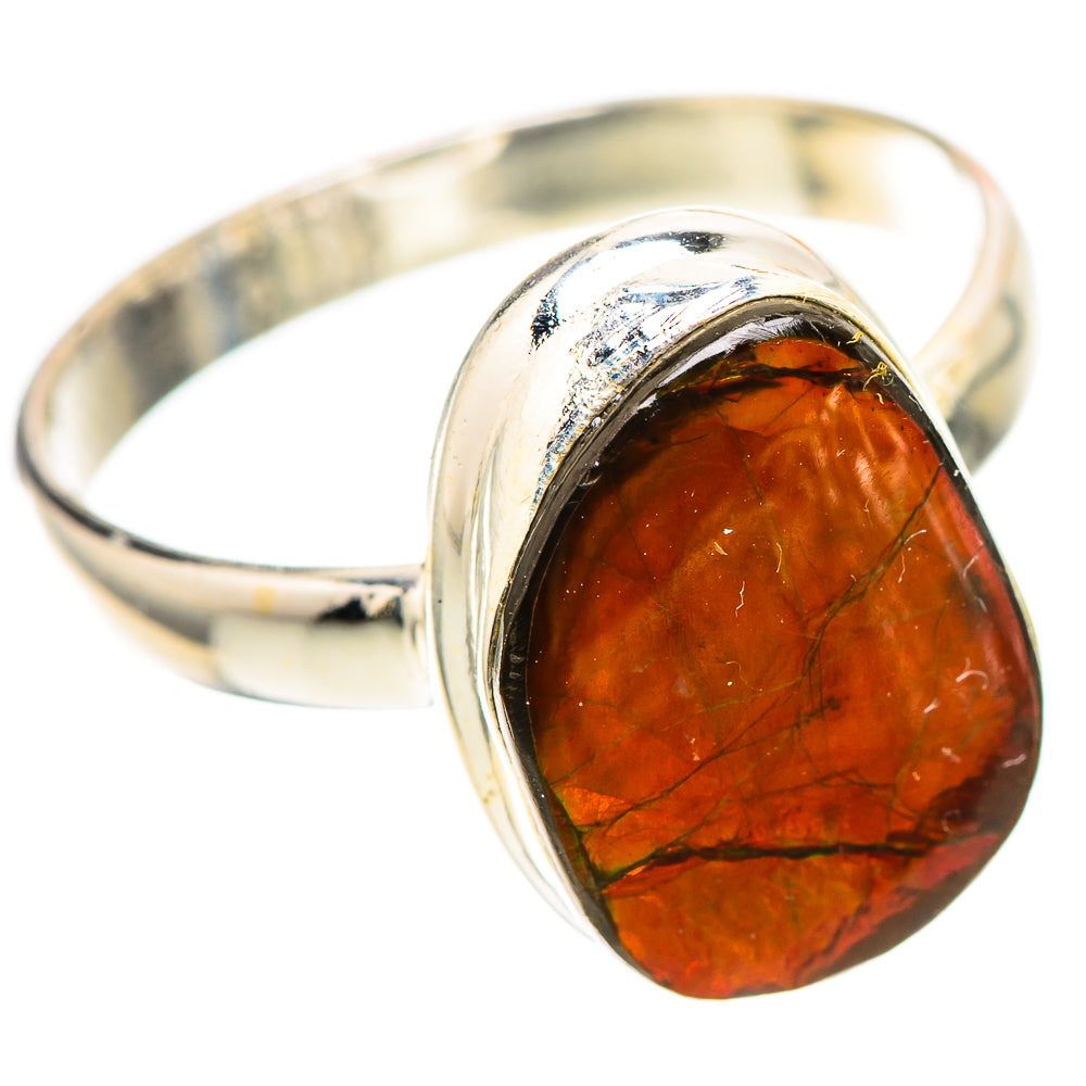 Canadian Ammolite 925 Sterling Silver Ring Size 11 (925 Sterling Silver) RING139433