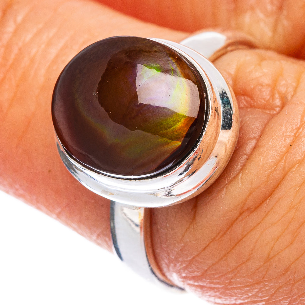 Rare Mexican Fire Agate Ring Size 6.5 (925 Sterling Silver) R146708