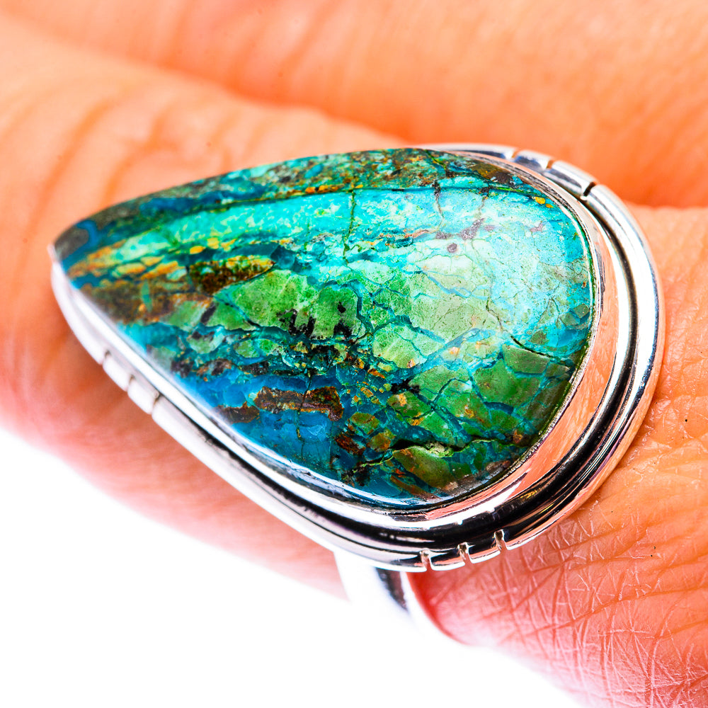 Large Peruvian Opal Ring Size 9 (925 Sterling Silver) RING140270