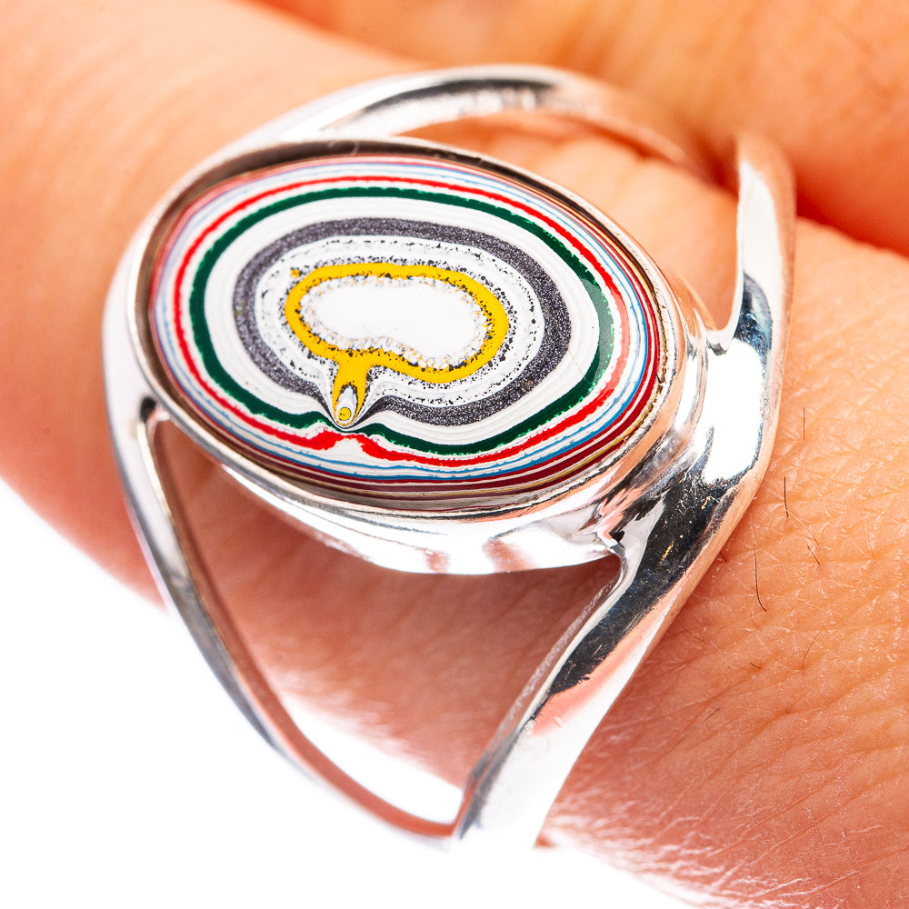 Fordite Ring Size 10.5 (925 Sterling Silver) R142949