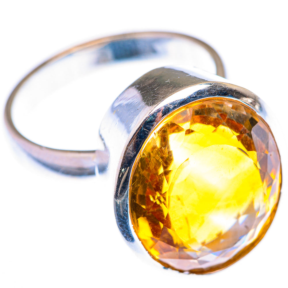 Faceted Citrine Ring Size 10 (925 Sterling Silver) RING139968