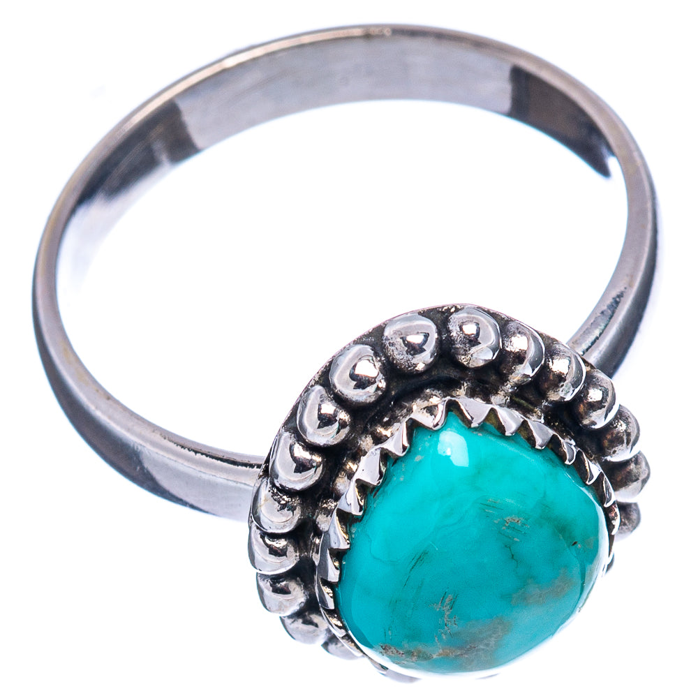 Rare Kingman Turquoise Ring Size 7.5 (.925 Sterling Silver)