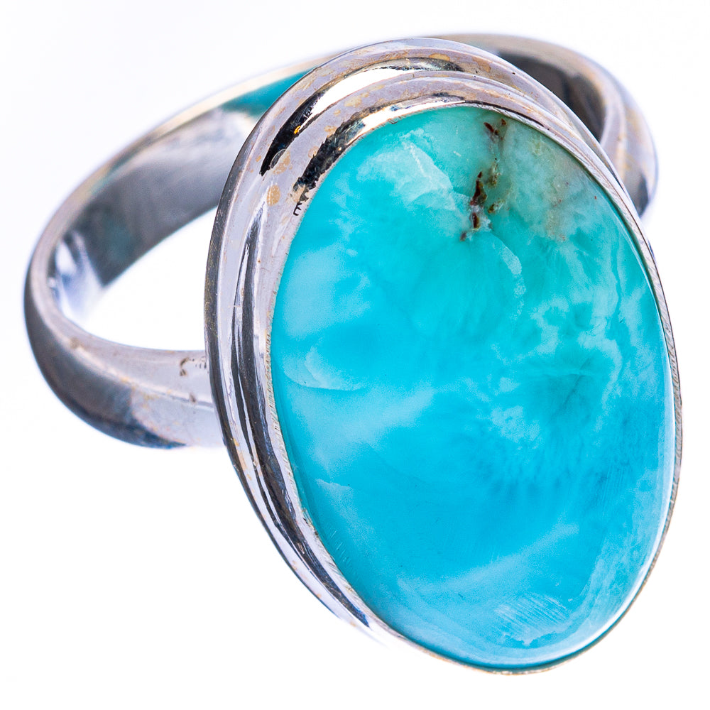 Larimar Ring Size 7.75 (925 Sterling Silver) R2321