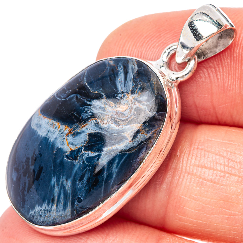 Pietersite Pendant 1 1/2" (925 Sterling Silver) P42808