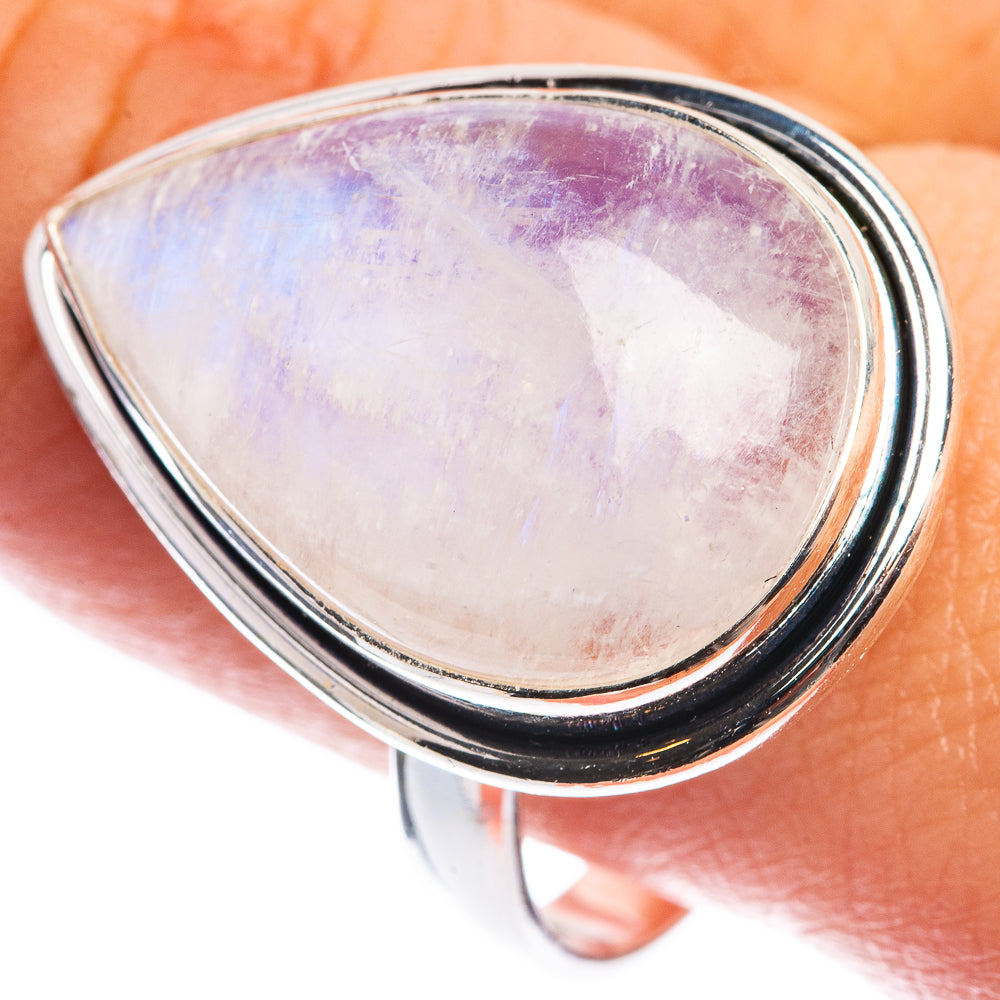Rainbow Moonstone Ring Size 10.75 (925 Sterling Silver) RING143238