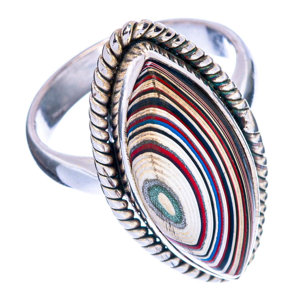 Fordite Ring Size 6 (925 Sterling Silver) R144462