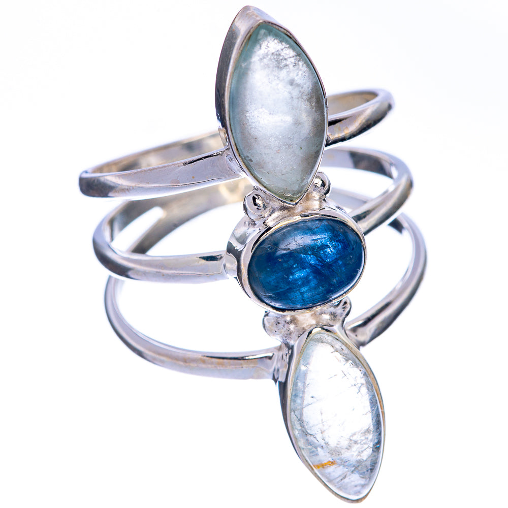 Kyanite, Aquamarine Ring Size 8.75 (925 Sterling Silver) R144622