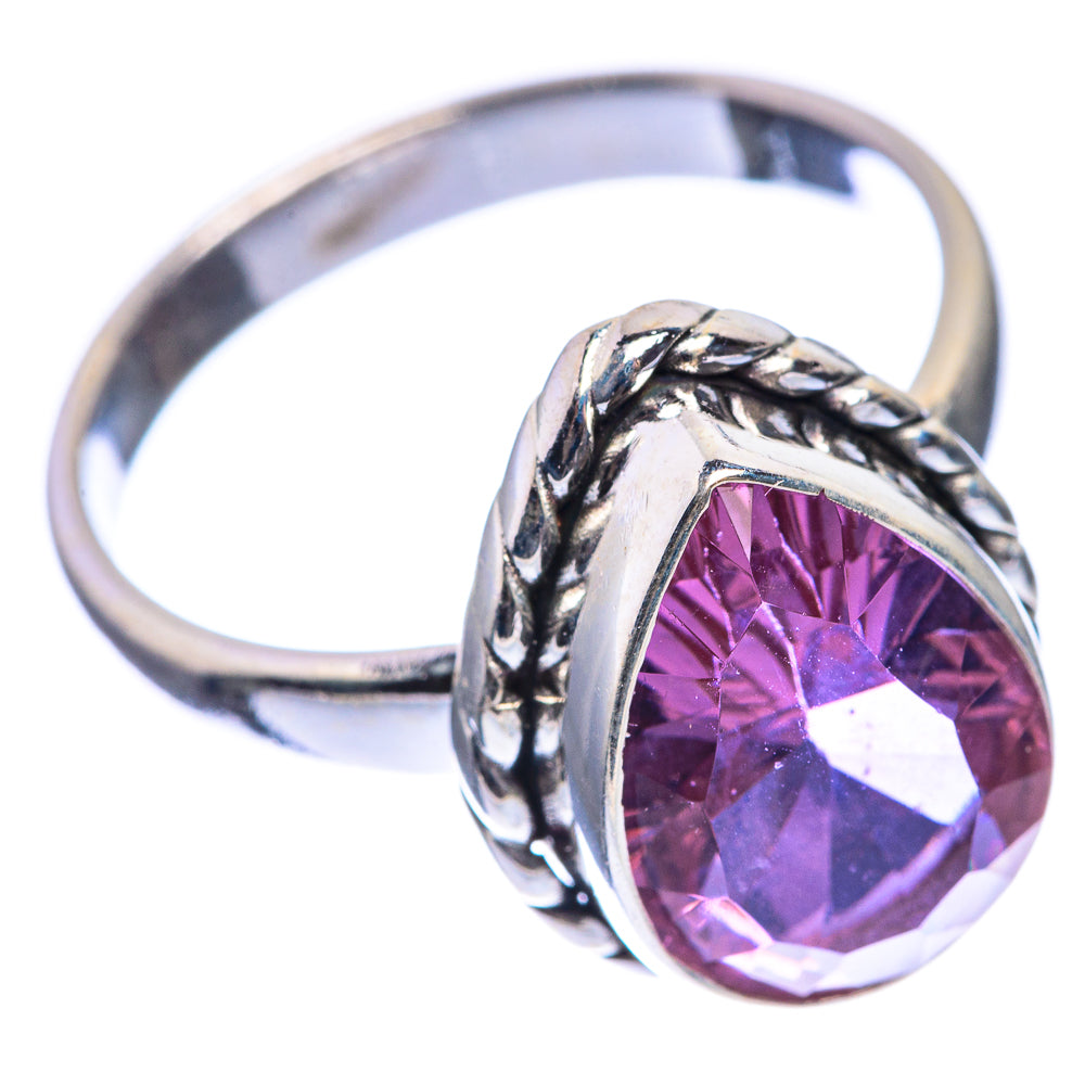 Faceted Color Change Alexandrite (Lab.) Ring Size 9.5 (925 Sterling Silver) RING143390