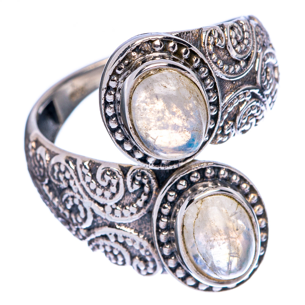Rainbow Moonstone Ring Size 6 (925 Sterling Silver) R146422
