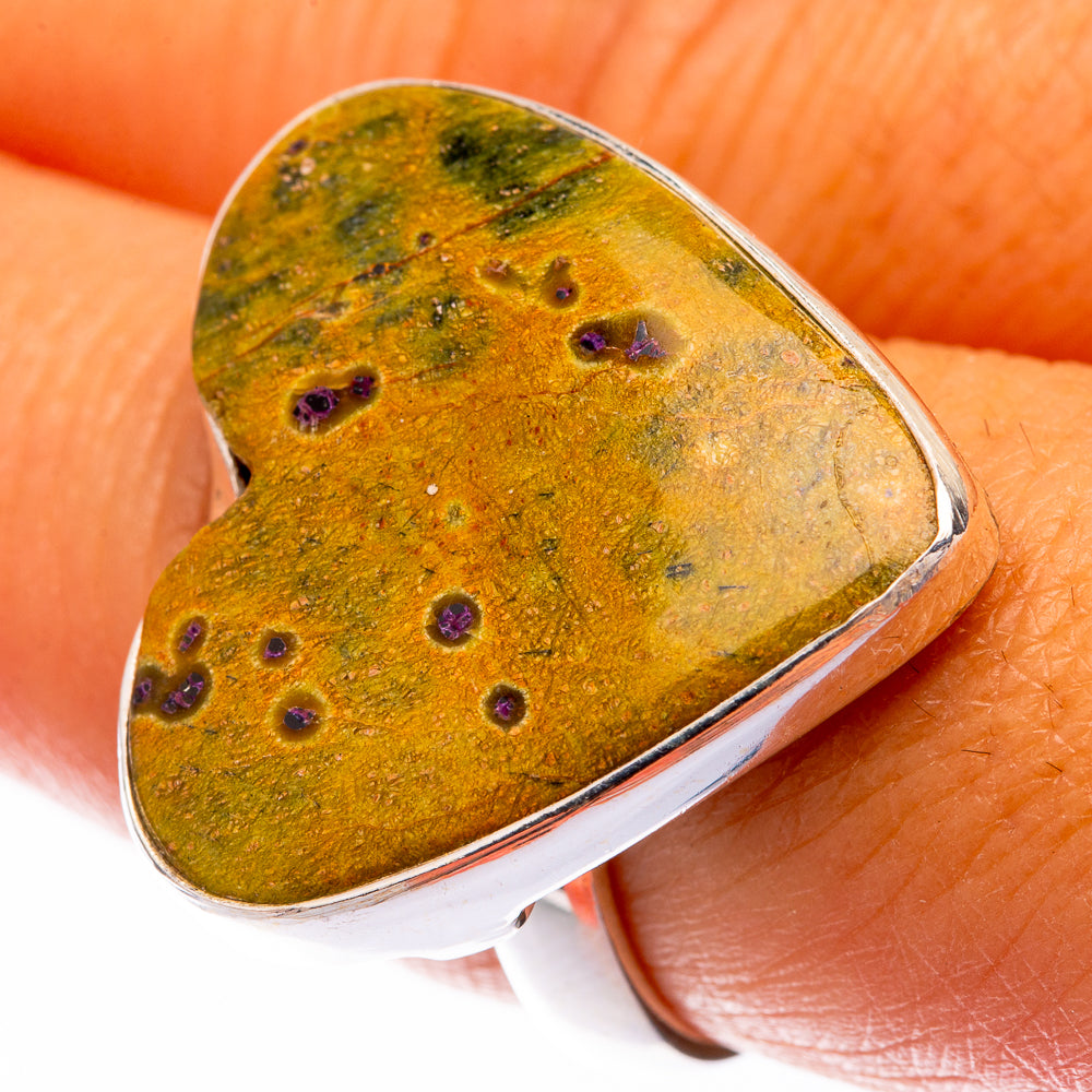 Large Atlantisite Ring Size 8.5 (925 Sterling Silver) R140806