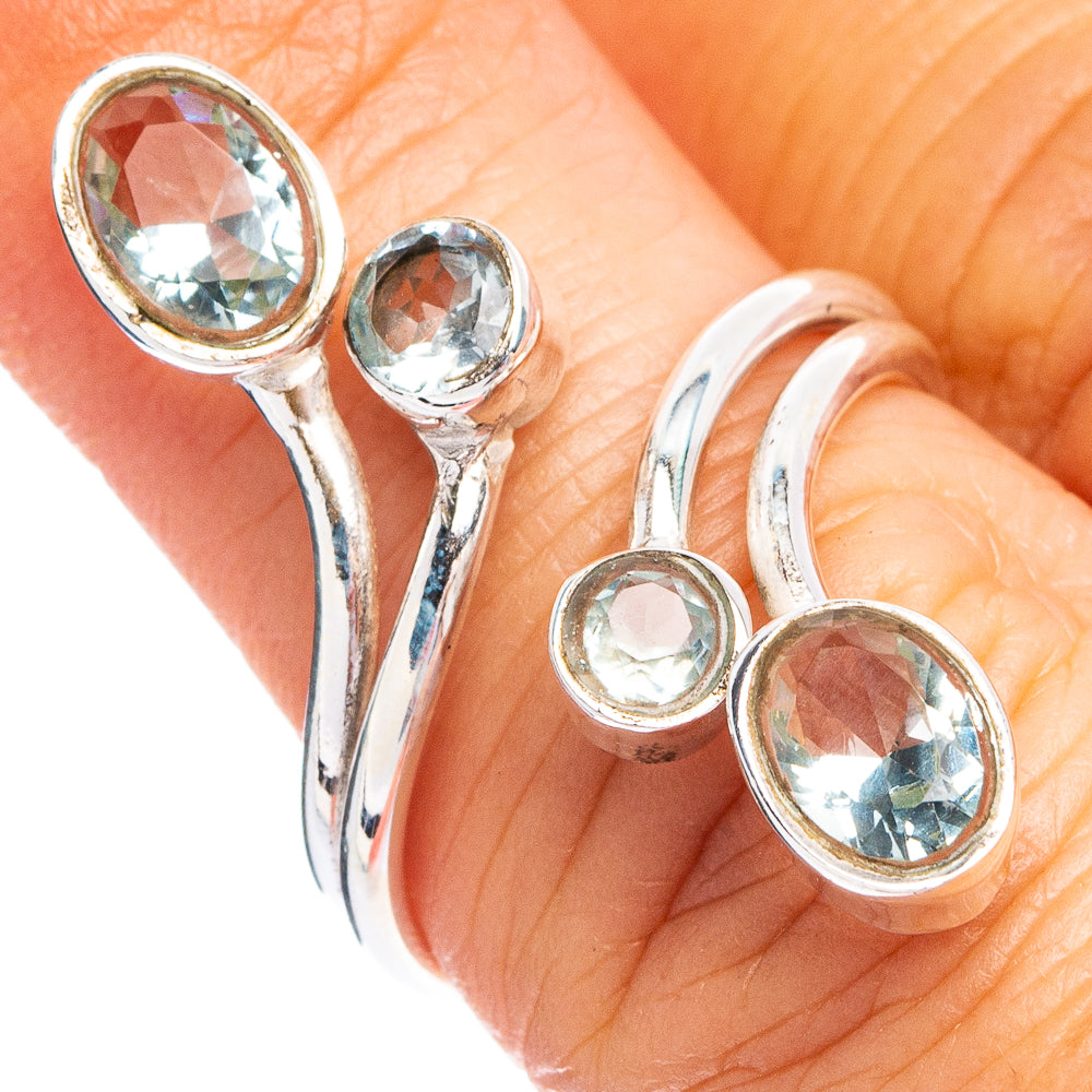 Dainty White Quartz Ring Size 7 (925 Sterling Silver) R8700