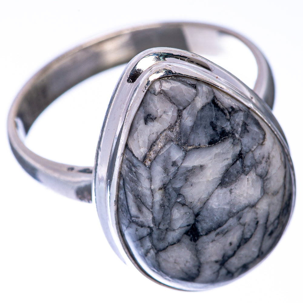 Pinolith Jasper Ring Size 9 (925 Sterling Silver) R145106