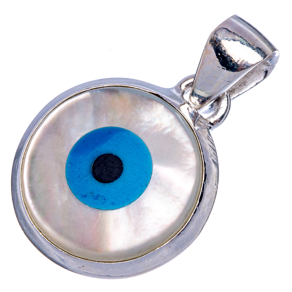 Evil Eye Pendant 1" (925 Sterling Silver) P40213