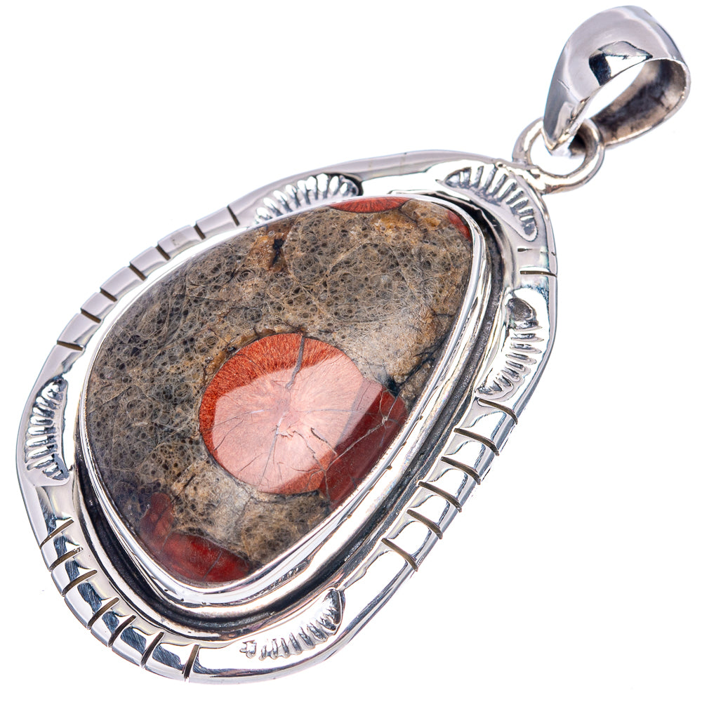 Premium Peanut Obsidian Pendant 1 7/8" (.925 Sterling Silver)