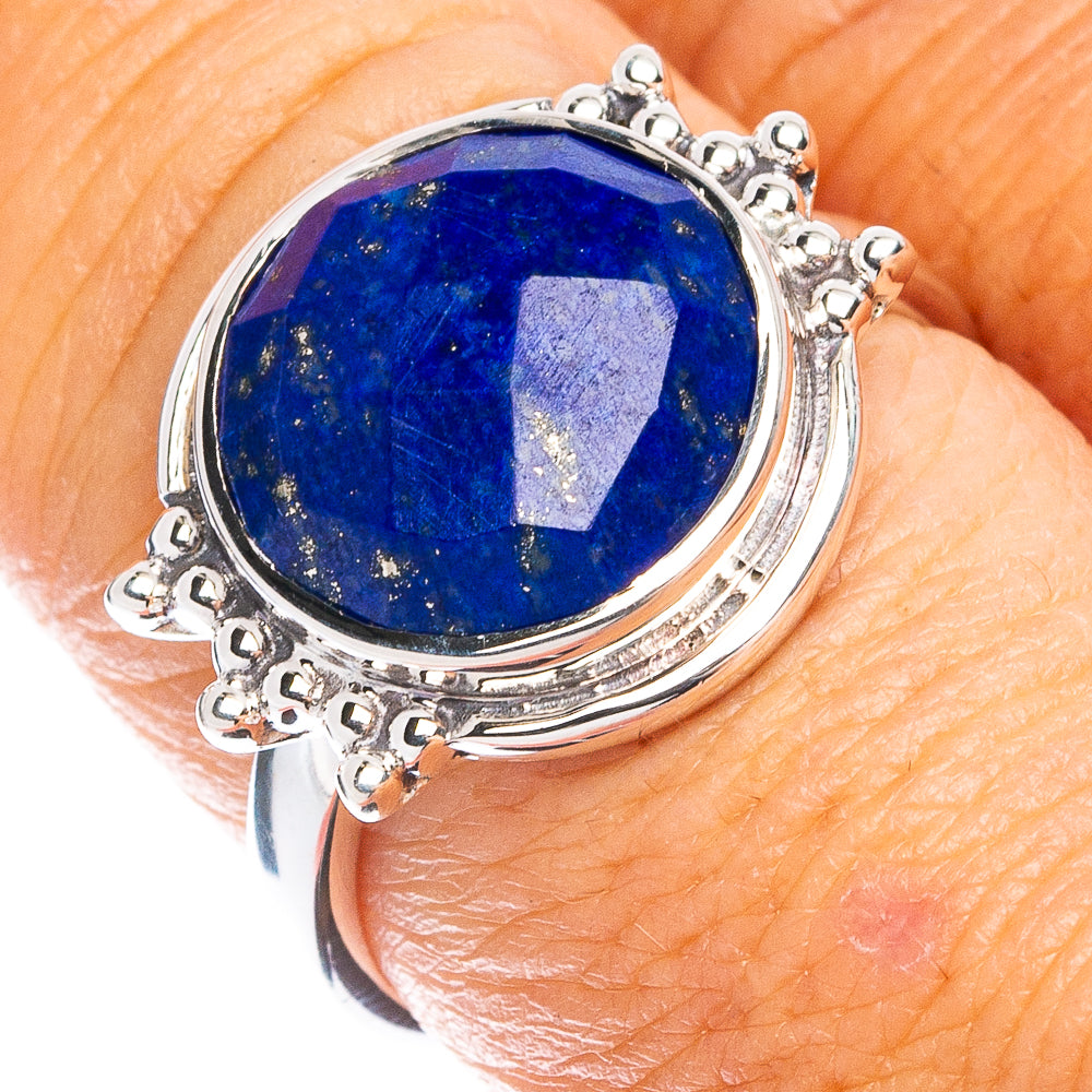 Premium Lapis Lazuli Ring Size 7.75 (925 Sterling Silver) R8053