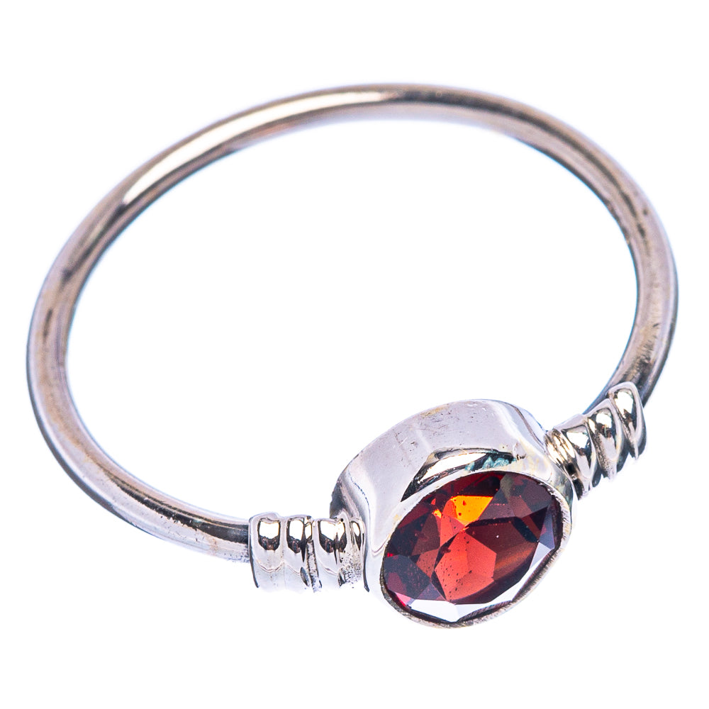 Garnet Dainty Ring Size 6 (925 Sterling Silver) R146792