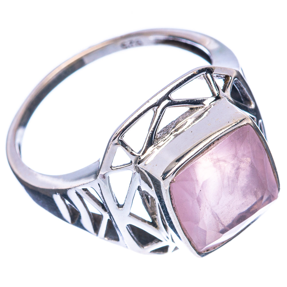 Rose Quartz Ring Size 9 (925 Sterling Silver) R2933
