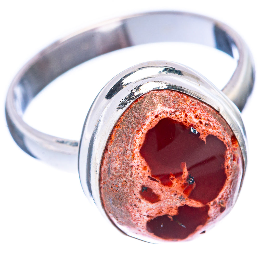Rare Mexican Fire Opal Ring Size 8.75 (925 Sterling Silver) R2153
