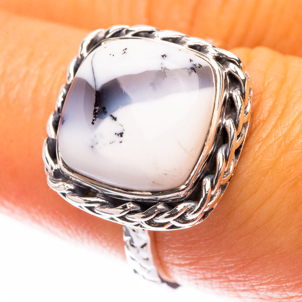 Premium Dendritic Opal Ring Size 7.25 (925 Sterling Silver) R141891