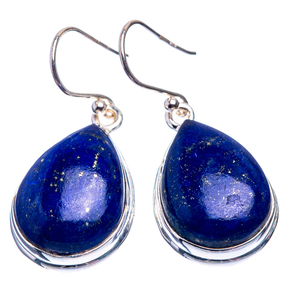 Lapis Lazuli Earrings 1 3/8" (925 Sterling Silver) E432400