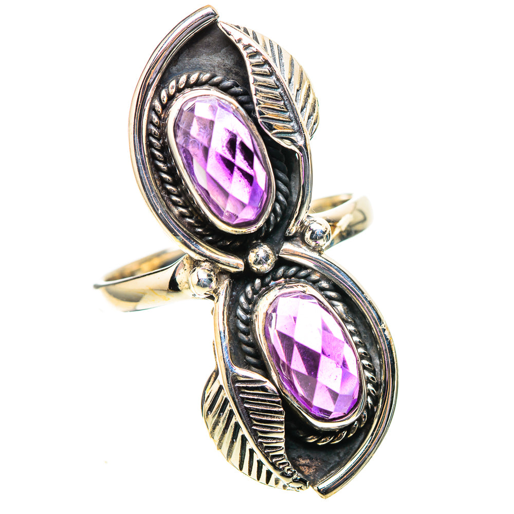 Large Amethyst Ring Size 9.25 (925 Sterling Silver) RING138619