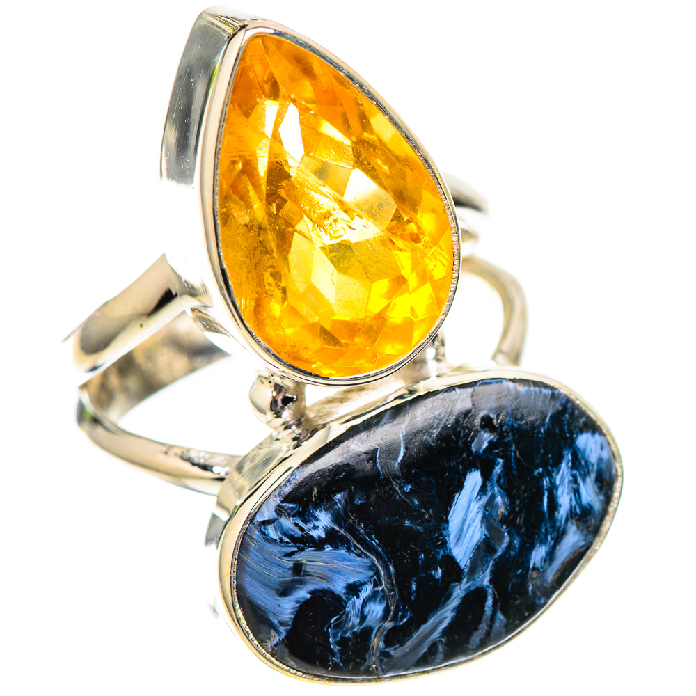 Pietersite, Citrine Ring Size 6 (925 Sterling Silver) RING137926