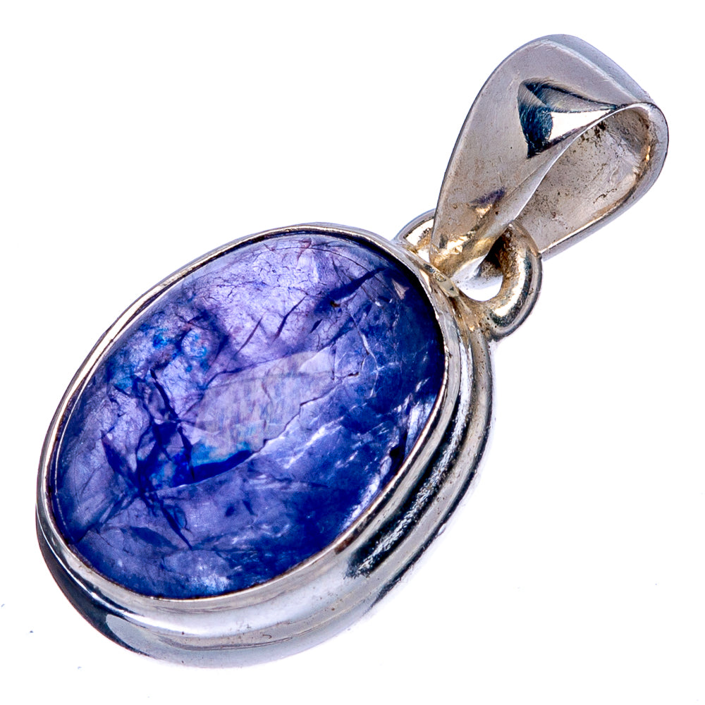 Rare Natural Tanzanite Pendant 7/8" (925 Sterling Silver) P39973